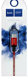Кабель Hoco X14 Times Speed USB-A - Type-C 12w 2.4a 2м cable Red - миниатюра 7 Кабель Hoco X14 Times Speed USB-A - Type-C 12w 2.4a 2м cable Red - миниатюра 7