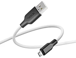 Кабель Ridea RC-AI21 AirSiliconePro USB-A - micro USB 15w 3a 1м cable Black/White - фото Кабель Ridea RC-AI21 AirSiliconePro USB-A - micro USB 15w 3a 1м cable Black/White