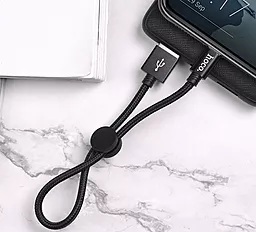 Кабель Hoco X35 Premium Charging USB-A - Type-C 15w 3a 0.25м cable Black - миниатюра 4 Кабель Hoco X35 Premium Charging USB-A - Type-C 15w 3a 0.25м cable Black - миниатюра 4