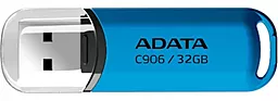 Флешка ADATA 32 GB C906 USB 2.0 (AC906-32G-RWB) blue - фото Флешка ADATA 32 GB C906 USB 2.0 (AC906-32G-RWB) blue