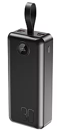 Повербанк XO PR240 30000 mAh 22.5W PD/QC Black - фото Повербанк XO PR240 30000 mAh 22.5W PD/QC Black