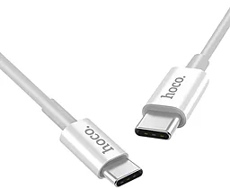 Кабель Hoco X23 Skilled USB Type-C - Type-C 15w 3a 1м cable White - мініатюра 2 Кабель Hoco X23 Skilled USB Type-C - Type-C 15w 3a 1м cable White - мініатюра 2