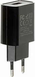 Сетевое зарядное устройство Hoco DC20A 2.1a home charger black - фото Сетевое зарядное устройство Hoco DC20A 2.1a home charger black