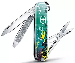 Мультитул Victorinox Classic LE Deep Dive (0.6223.L2006) - фото Мультитул Victorinox Classic LE Deep Dive (0.6223.L2006)