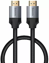 Видеокабель Enjoyment Series 4K HDMI V2.0 M-M 0.5m Gray (CAKSX-A0G) Baseus - фото Видеокабель Enjoyment Series 4K HDMI V2.0 M-M 0.5m Gray (CAKSX-A0G) Baseus