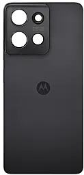 Задняя крышка корпуса Motorola Moto G75 Charcoal Grey - фото Задняя крышка корпуса Motorola Moto G75 Charcoal Grey