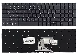 Клавиатура для ноутбука HP Probook 450 G6 455 G6 450R G6 без рамки Прямой Enter 2B-ABU07O100 черная
