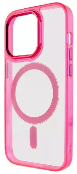 Чехол Epik Iris with MagSafe для Apple iPhone 13 Pro Raspberry - фото 3