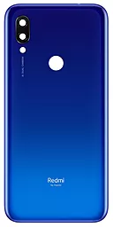 Задняя крышка корпуса Xiaomi Redmi 7 со стеклом камеры Original Comet Blue - фото Задняя крышка корпуса Xiaomi Redmi 7 со стеклом камеры Original Comet Blue