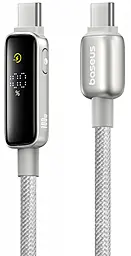 Кабель Baseus Vipow USB Type-C - Type-C 100w 5a 2м PD cable White (P10381802851-01) - фото Кабель Baseus Vipow USB Type-C - Type-C 100w 5a 2м PD cable White (P10381802851-01)