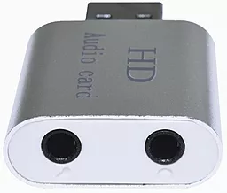 Внешняя звуковая карта Dynamode USB 8 (7.1) каналов 3D Aluminium Silver (USB-SOUND7-ALU) - миниатюра 3