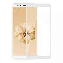 Защитное стекло MAKE Full Cover Full Glue Xiaomi Mi A2, Mi 6X White (MGFCFGXMA2W)