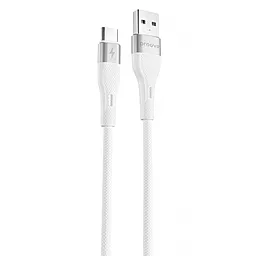 Кабель Proove Light Silicone USB-A - Type-C 12w 2.4a 1м cable White (CCLC20001202) - фото Кабель Proove Light Silicone USB-A - Type-C 12w 2.4a 1м cable White (CCLC20001202)