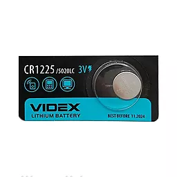 Батарейки Videx CR1225 1шт 3 V