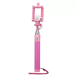 Моноподы, селфи-палки Baseus Monopod mini-series with AUX-cable Pink - фото Моноподы, селфи-палки Baseus Monopod mini-series with AUX-cable Pink