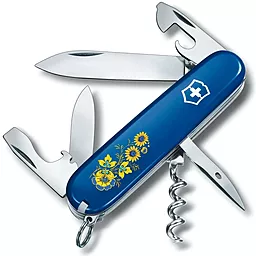 Мультитул Victorinox Spartan Ukraine (1.3603.2_T1050u) Blue Цветы - фото Мультитул Victorinox Spartan Ukraine (1.3603.2_T1050u) Blue Цветы