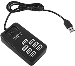 USB хаб EasyLife P-1602 7-in-1 black