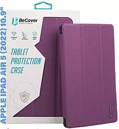Чехол для планшета BeCover Smart Case для Apple iPad Air 5 (2022) 10.9" Purple (710774) - фото Чехол для планшета BeCover Smart Case для Apple iPad Air 5 (2022) 10.9" Purple (710774)
