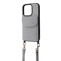 Чохол Wave Leather Pocket Case для Apple iPhone 14 Pro Sierra Blue