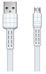 Кабель Remax Armor USB-A - micro USB 12w 2.4a 1м cable White (RC-116m) - фото Кабель Remax Armor USB-A - micro USB 12w 2.4a 1м cable White (RC-116m)