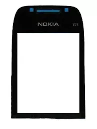 Корпусне скло дисплея Nokia E75 Black - фото Корпусне скло дисплея Nokia E75 Black