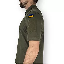 Рубашка поло олива (S) (LE2841S) - мініатюра 3