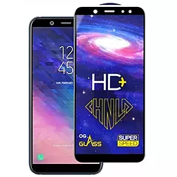 Защитное стекло Space для Samsung A6 Plus 2018 Black