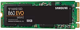 Накопичувач SSD Samsung 860 EVO 500 GB M.2 2280 SATA 3 (MZ-N6E500BW) - мініатюра 2