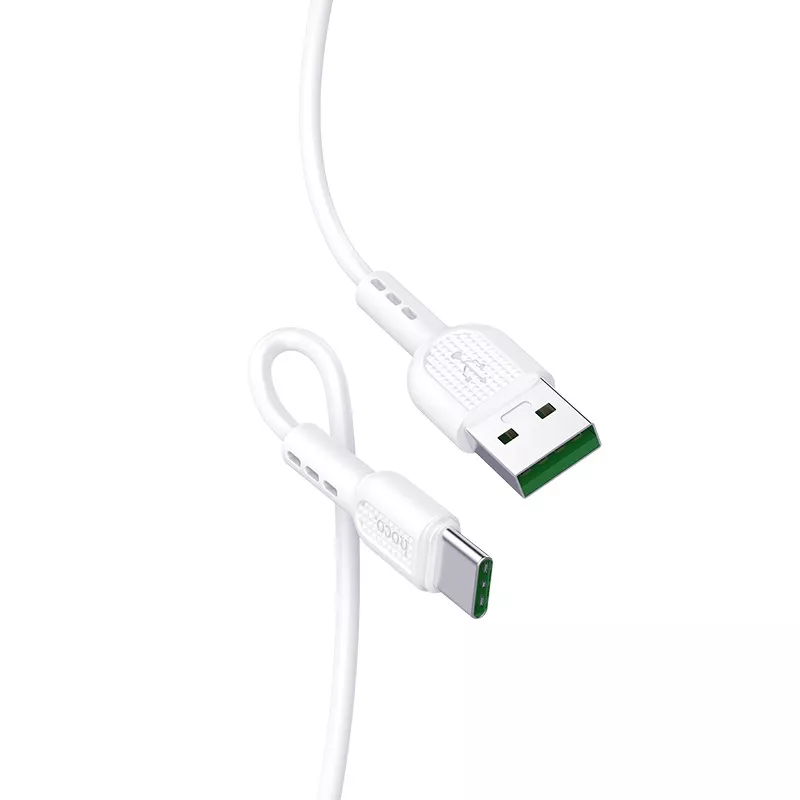 Кабель Hoco X33 Surge USB-A - Type-C 25w 5a 1м cable White - фото 2