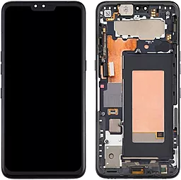 Дисплей LG V50 ThinQ (LM-V450, LM-V450PM, LM-V500, LM-V500EM, LM-V500N, LM-V500XM) с тачскрином и рамкой, оригинал, Black - фото Дисплей LG V50 ThinQ (LM-V450, LM-V450PM, LM-V500, LM-V500EM, LM-V500N, LM-V500XM) с тачскрином и рамкой, оригинал, Black
