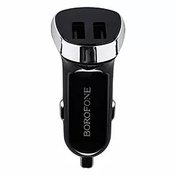 Автомобільний зарядний пристрій Borofone BZ15 2USB 2.4A Black