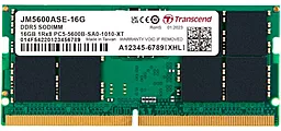 Оперативная память для ноутбука Transcend 16 GB SO-DIMM DDR5 5600 MHz JetRam (JM5600ASE-16G)
