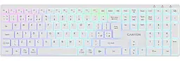Клавиатура Canyon HKB-W11 White (CNS-HBTK11W) - фото Клавиатура Canyon HKB-W11 White (CNS-HBTK11W)