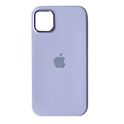 Чехол Silicone Case Full Camera Square Metal Frame for Apple iPhone 11 Glycine