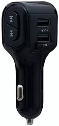 Автомобільний зарядний пристрій Earldom ET-M35 15.5w 2xUSB-A ports car charger black