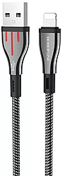 Кабель Borofone BU23 Highway USB-A - Lightning 12w 2.4a 1.2м cable Black