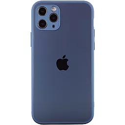 Чохол Epik TPU+Glass Matte Candy Full camera Apple iPhone 11 Pro Max  Blue