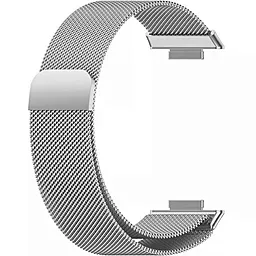 Змінний ремінець для розумного годинника BeCover Milanese Style для Xiaomi Amazfit Bip Lite/Bip S Lite/GTR 42mm/GTS/GTS 3/GTS 2 mini/ Mobvoi TicWatch S2/TicWatch E (20mm) Silver (707683) - мініатюра 2