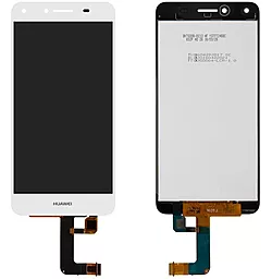 Дисплей Huawei Y5 II, Y5 2, Honor 5, Honor Play 5 с тачскрином, оригинал, White - фото Дисплей Huawei Y5 II, Y5 2, Honor 5, Honor Play 5 с тачскрином, оригинал, White