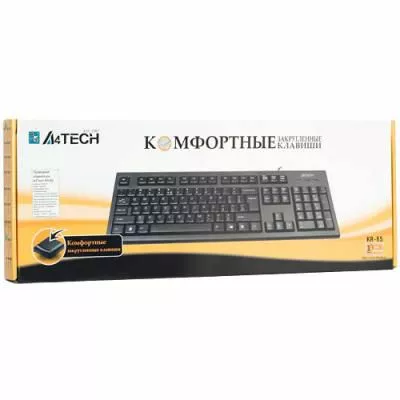 Клавиатура A4Tech KRS-85 USB Black - фото 2