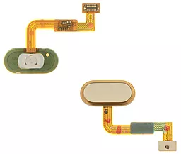 Шлейф Meizu M3X с кнопкой Home Gold