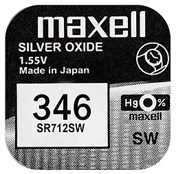 Батарейки Maxell SR712SW (346) 1шт 1.55 V
