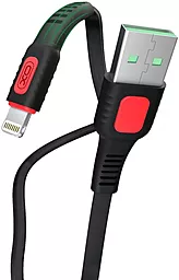Кабель XO NB151 USB-A - Lightning 12w 2.4a 1м cable Black - фото Кабель XO NB151 USB-A - Lightning 12w 2.4a 1м cable Black