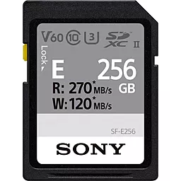 Карта пам'яті Sony SDXC 256GB Entry Class 10 UHS-II U3 V60 (SFE256.AE)