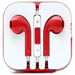 Наушники Apple EarPods HC Red - фото Наушники Apple EarPods HC Red