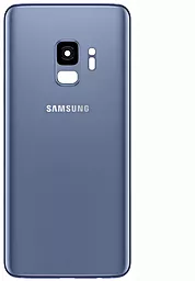 Задняя крышка корпуса Samsung Galaxy S9 G960F со стеклом камеры Coral Blue