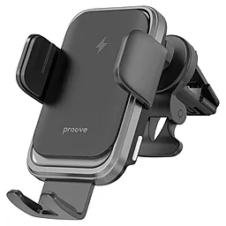 Держатель с беспроводной зарядкой Proove Stealth Magnetic Air Outlet Car Mount Black (WHNC15002001) - фото Держатель с беспроводной зарядкой Proove Stealth Magnetic Air Outlet Car Mount Black (WHNC15002001)