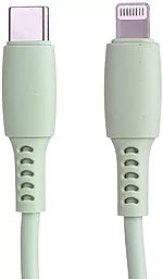 Кабель Baseus Colourful USB Type-C - Lightning 18w 3a 1.2м PD сable Green (CATLDC-06) - фото Кабель Baseus Colourful USB Type-C - Lightning 18w 3a 1.2м PD сable Green (CATLDC-06)
