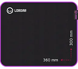 Коврик Lorgar Main 313 Black-Purple (LRG-GMP313) - фото Коврик Lorgar Main 313 Black-Purple (LRG-GMP313)