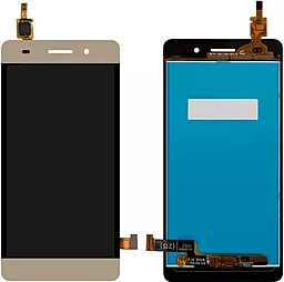 Дисплей Huawei G Play mini, Honor 4C с тачскрином, Gold - фото Дисплей Huawei G Play mini, Honor 4C с тачскрином, Gold